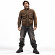 Heritage Luxe Textured Leather Jacket