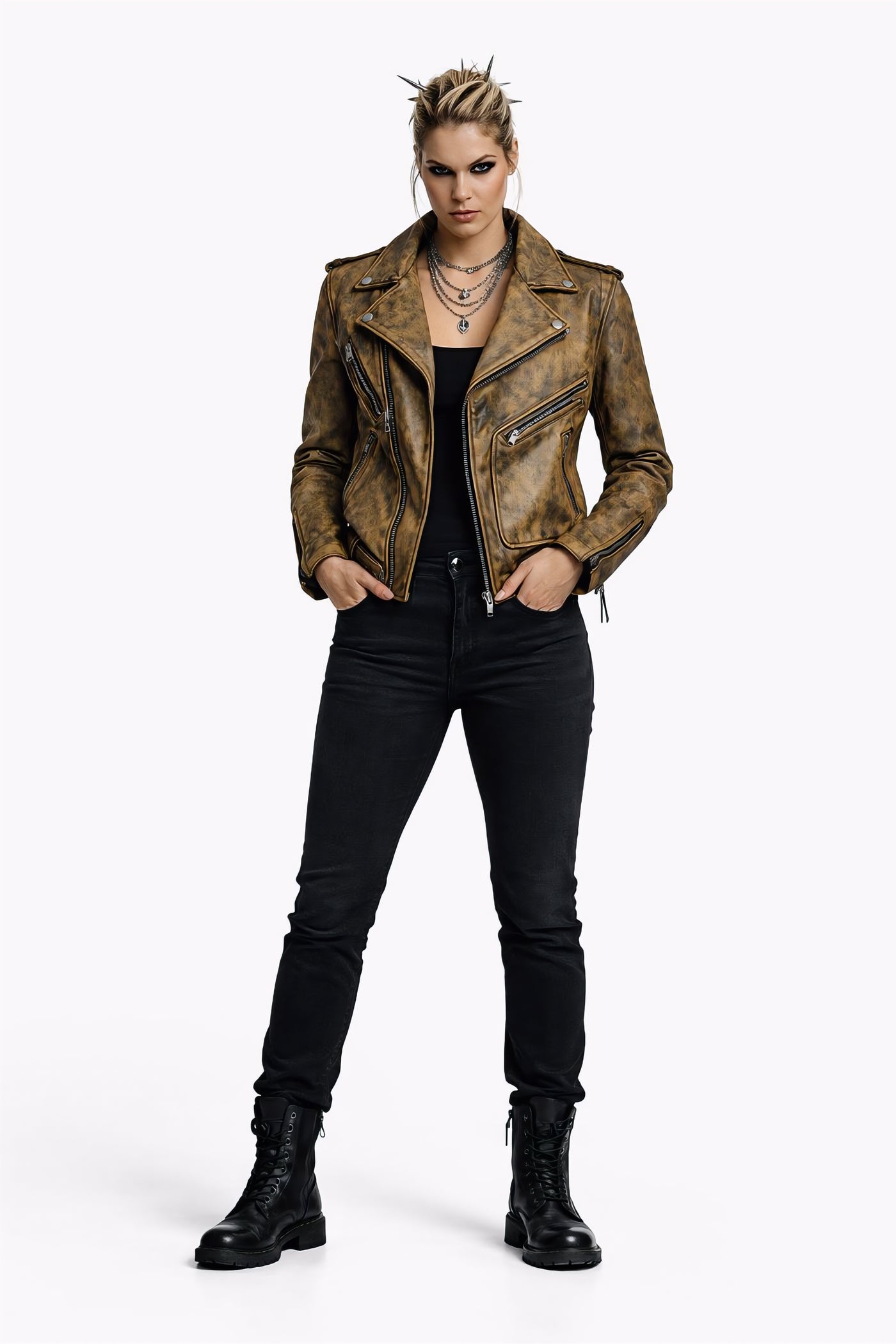 DIRT BIKER LEATHER JACKET