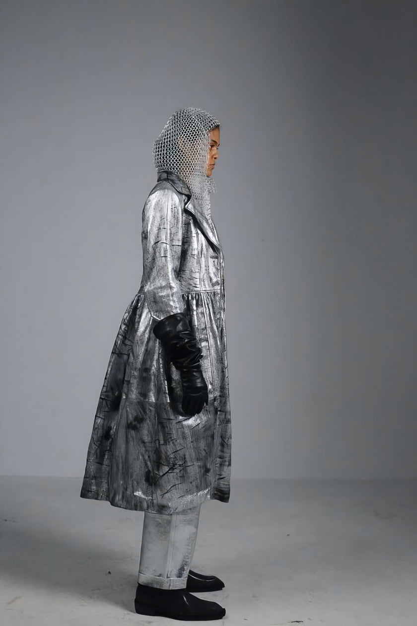 The Bishop Italian Leather Trench Coat With Pants