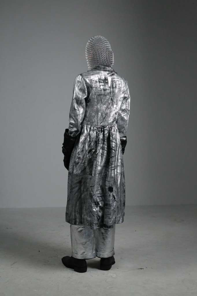 The Bishop Italian Leather Trench Coat With Pants