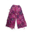 Wearable Ruins Pink Wide Leg Denim Pants Five