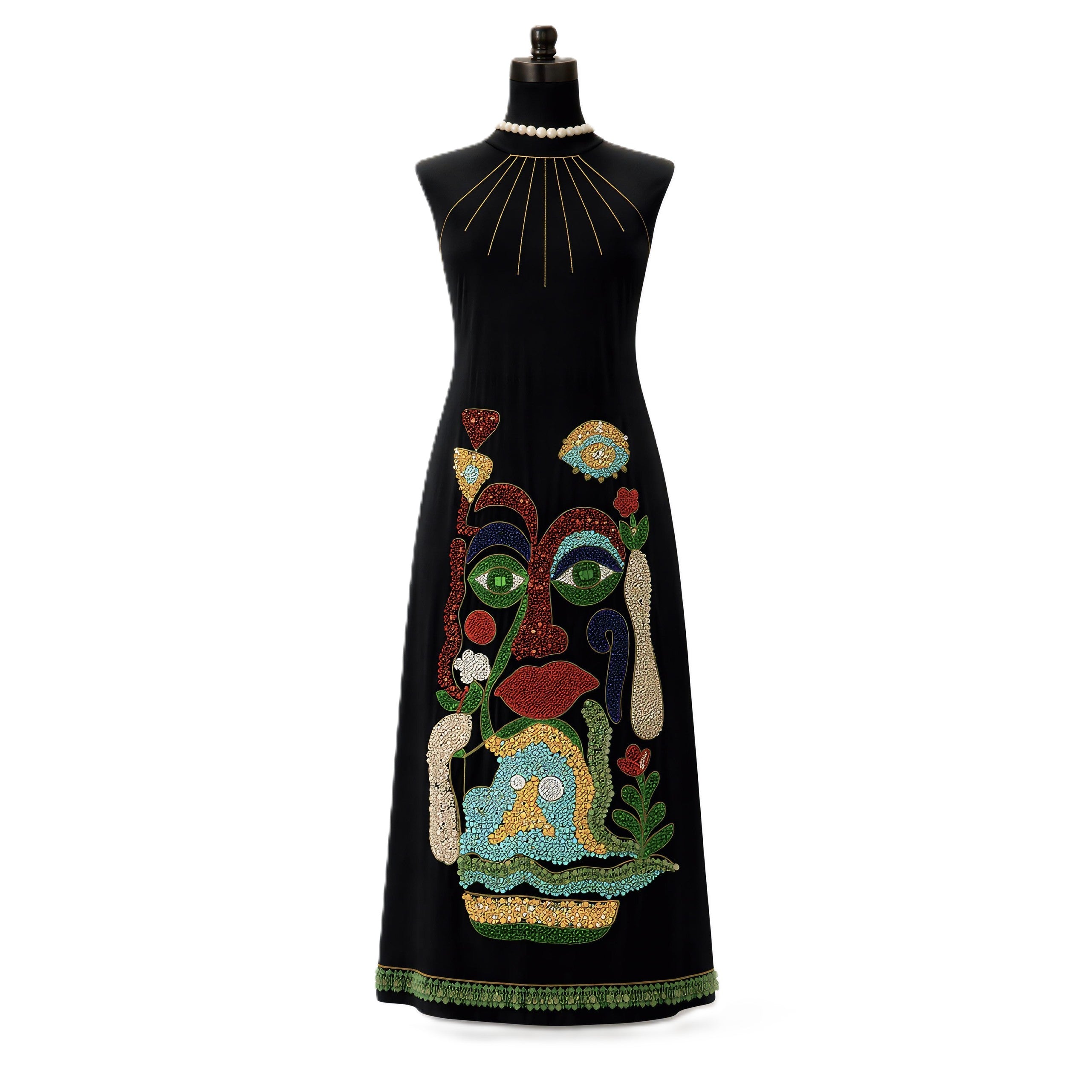 Luxury Artwear Gown