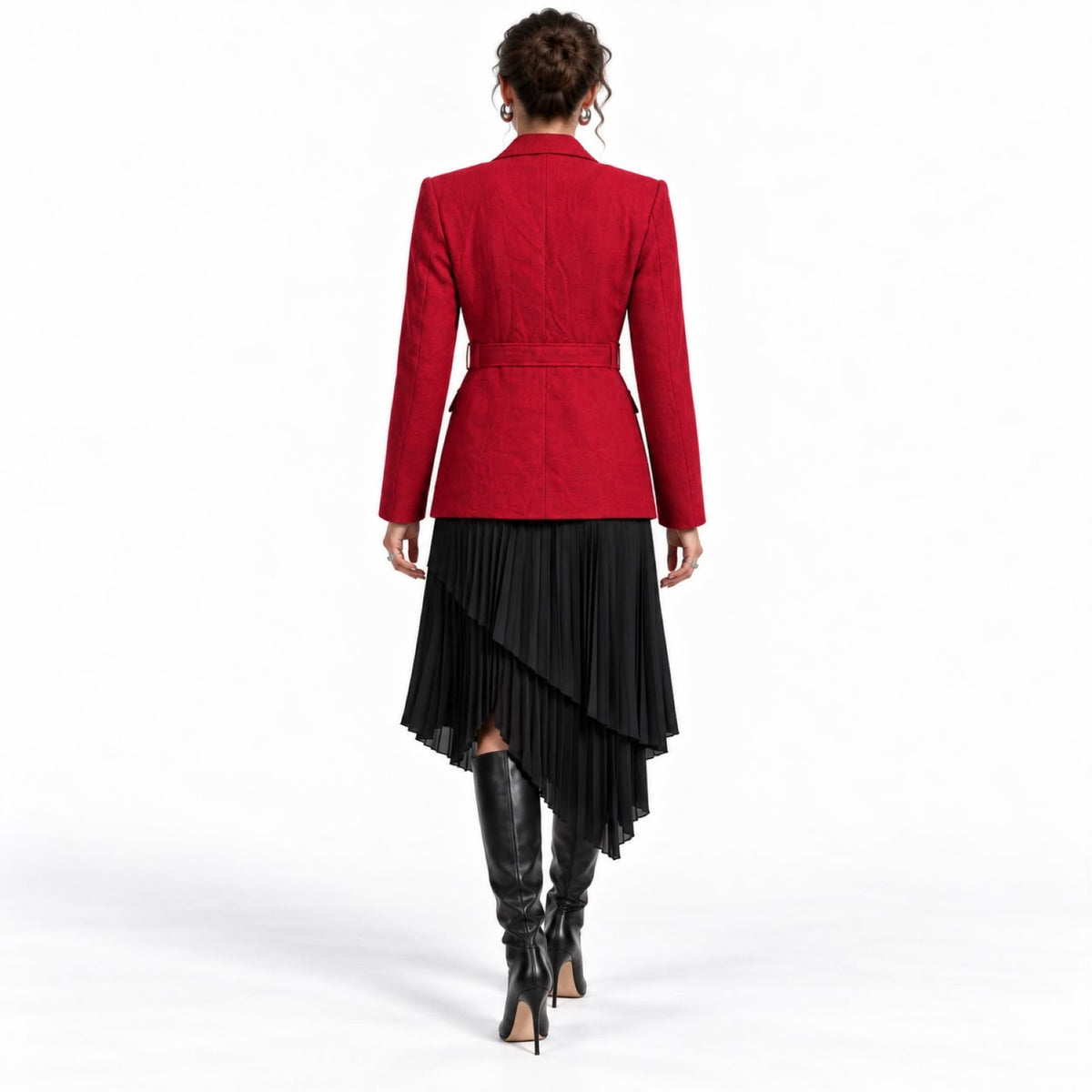 The Crimson Statement Blazer