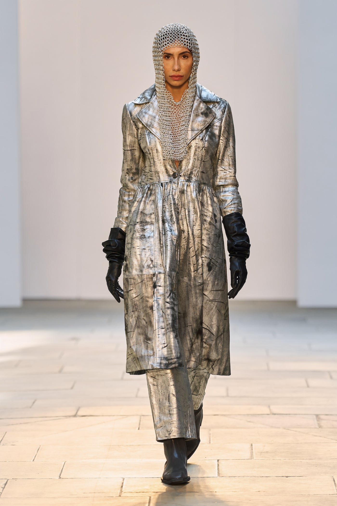 The Bishop Italian Leather Trench Coat