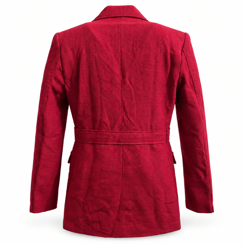 The Crimson Statement Blazer