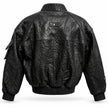 The Noir Signature Leather Bomber