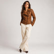 Rusty Nail Brown Biker Leather Jacket