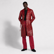 THE RED PLANET LONG LEATHER JACKET