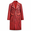 THE RED PLANET LONG LEATHER JACKET