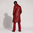 THE RED PLANET LONG LEATHER JACKET