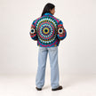 Unknown Tapestries Silk Bomber Jacket Small D