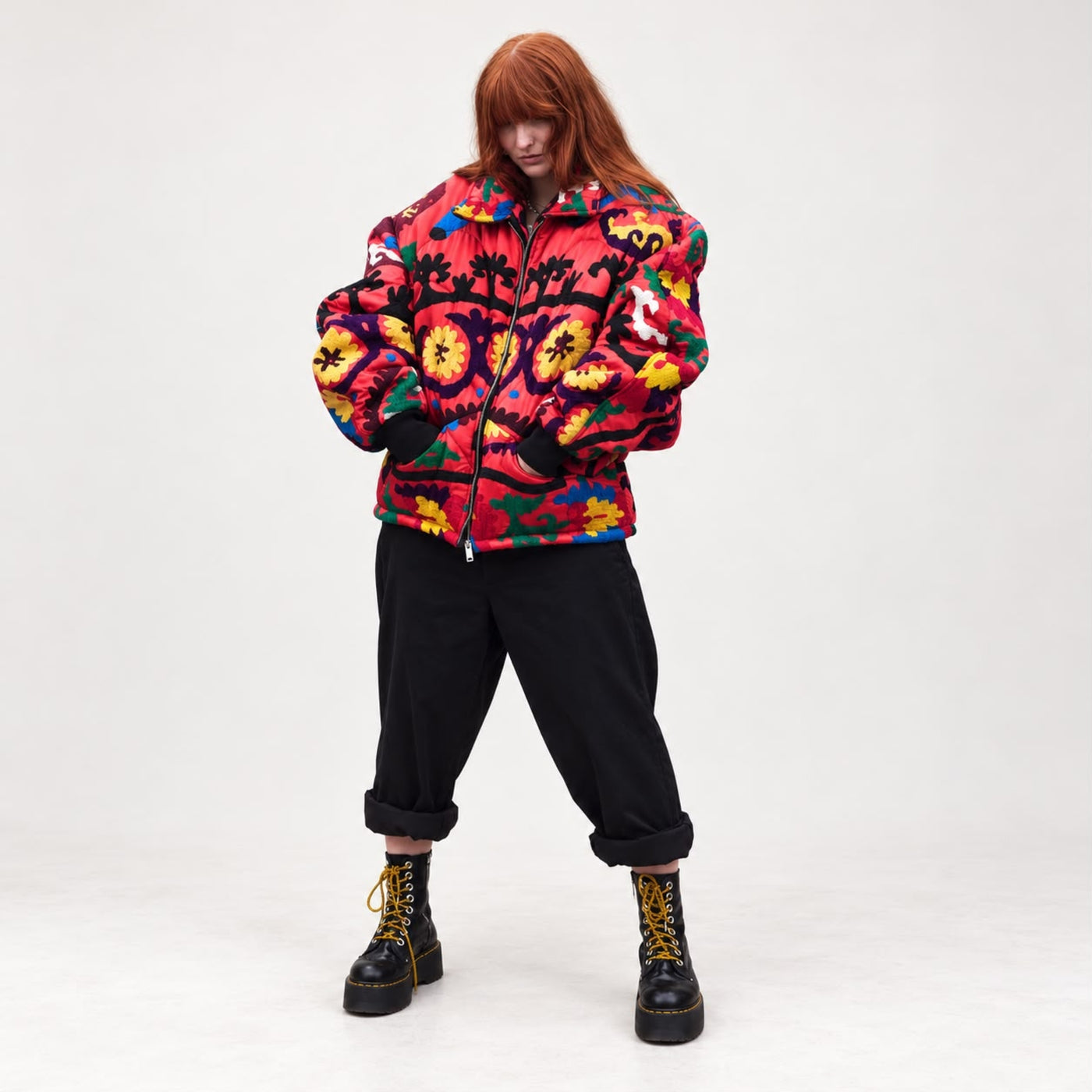 Unknown Tapestries Silk Bomber Jacket Large