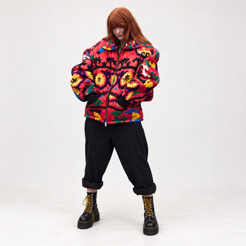 Unknown Tapestries Silk Bomber Jacket Large