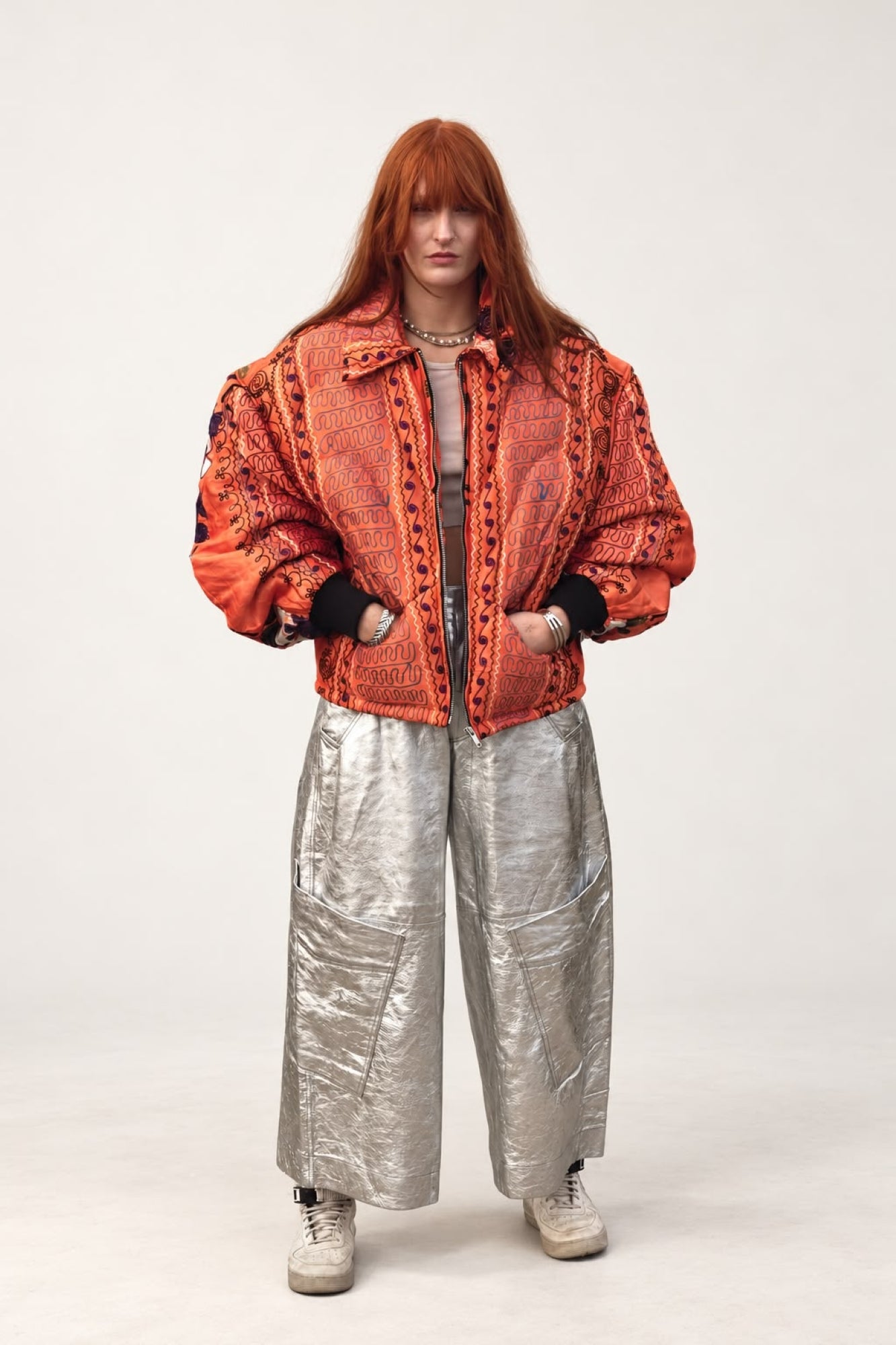 Unknown Tapestries Silk Bomber Jacket Small