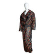 ATHENA LEATHER EMBROIDERED JUMPSUIT