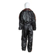 ATHENA LEATHER EMBROIDERED JUMPSUIT