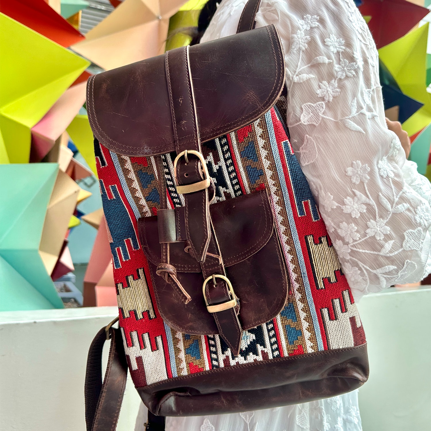 Desert Art Bagpack - Stylish & Sustainable Fashion