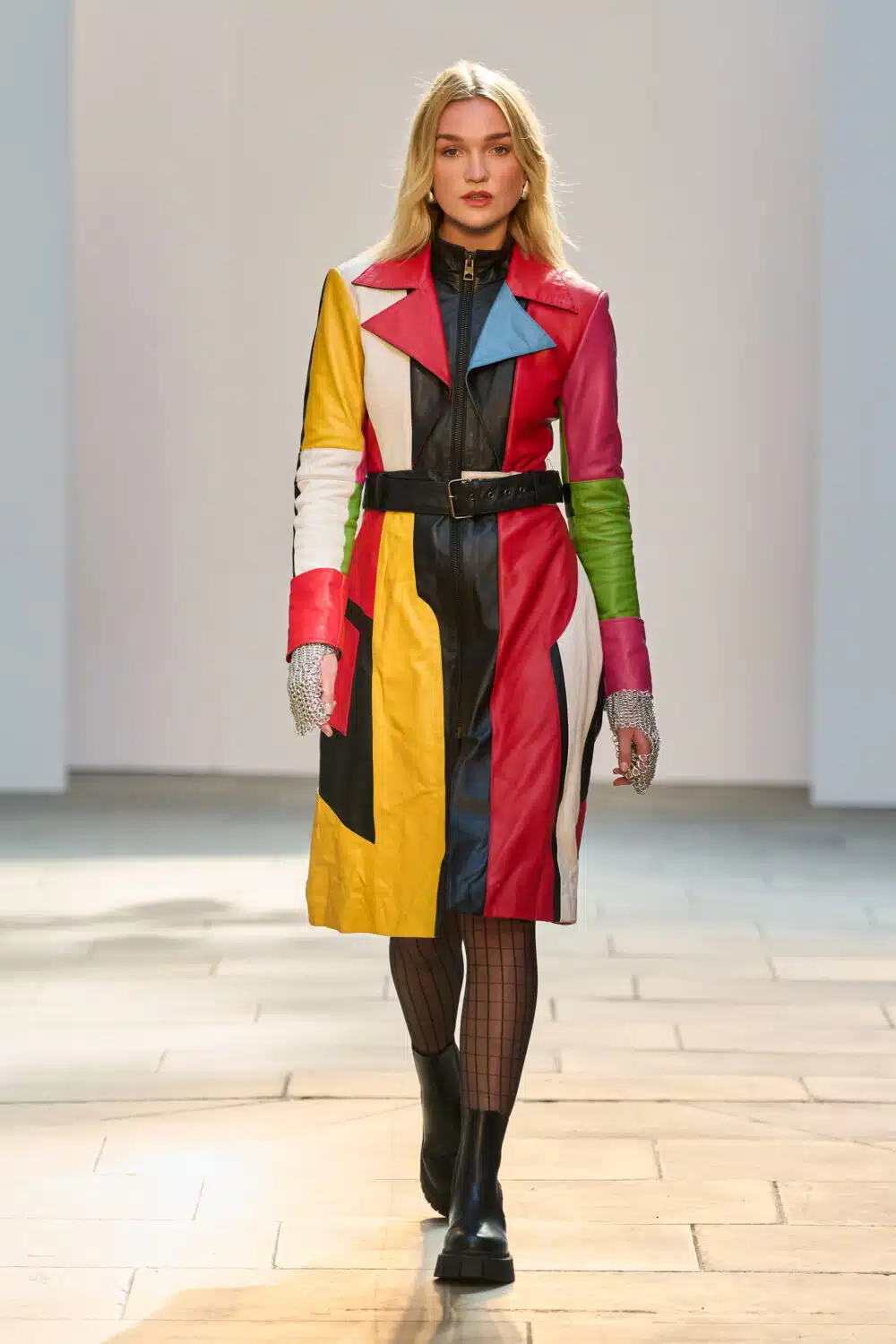 THE MISCHIEVOUS LEATHER TRENCH COAT