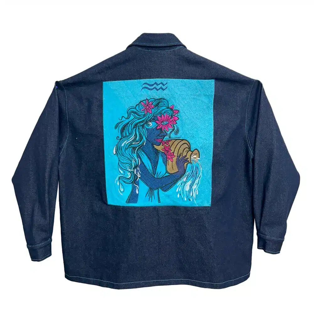 希少 Vintage Blue leather Jacket スタジャン EMPRESS 75 SKY BLUE BIKER LEATHER JACKET - MINDFUL, STYLISH