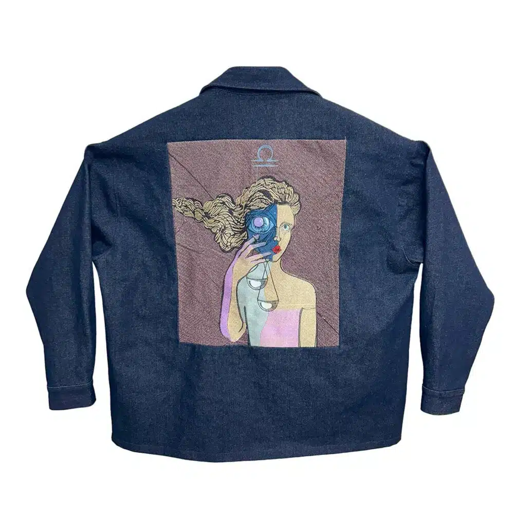 EMPRESS 75 SKY BLUE BIKER LEATHER JACKET - MINDFUL, STYLISH