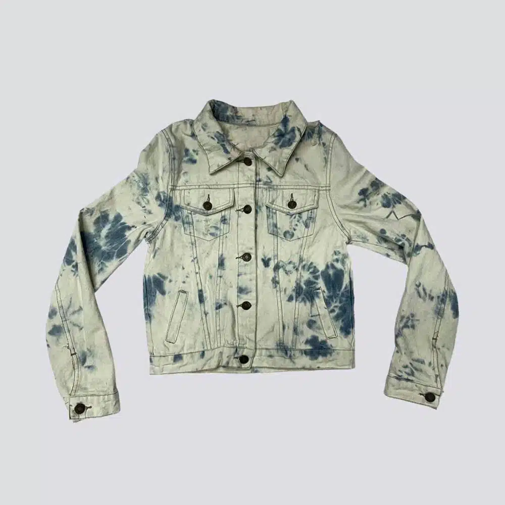 Denim Jacket Tie-Dye Small A