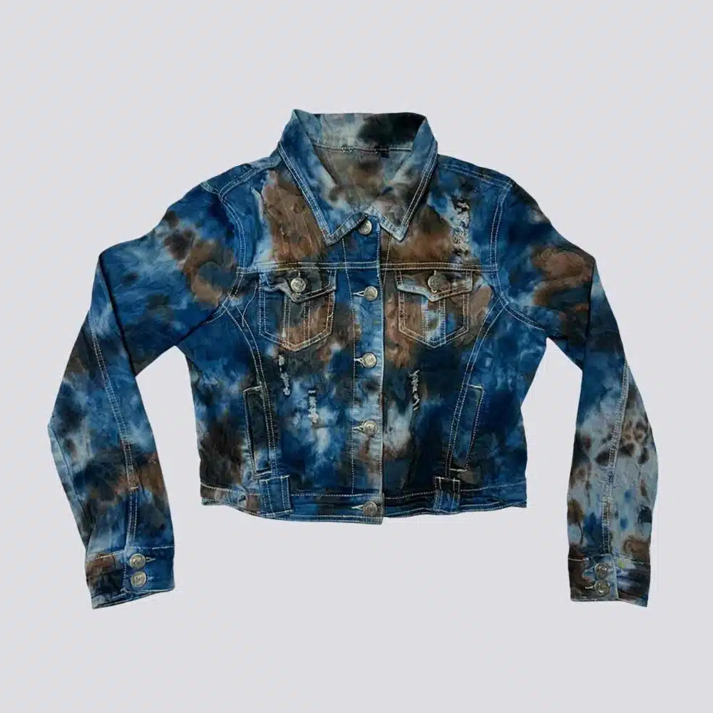 Denim Jacket Tie-Dye Small B