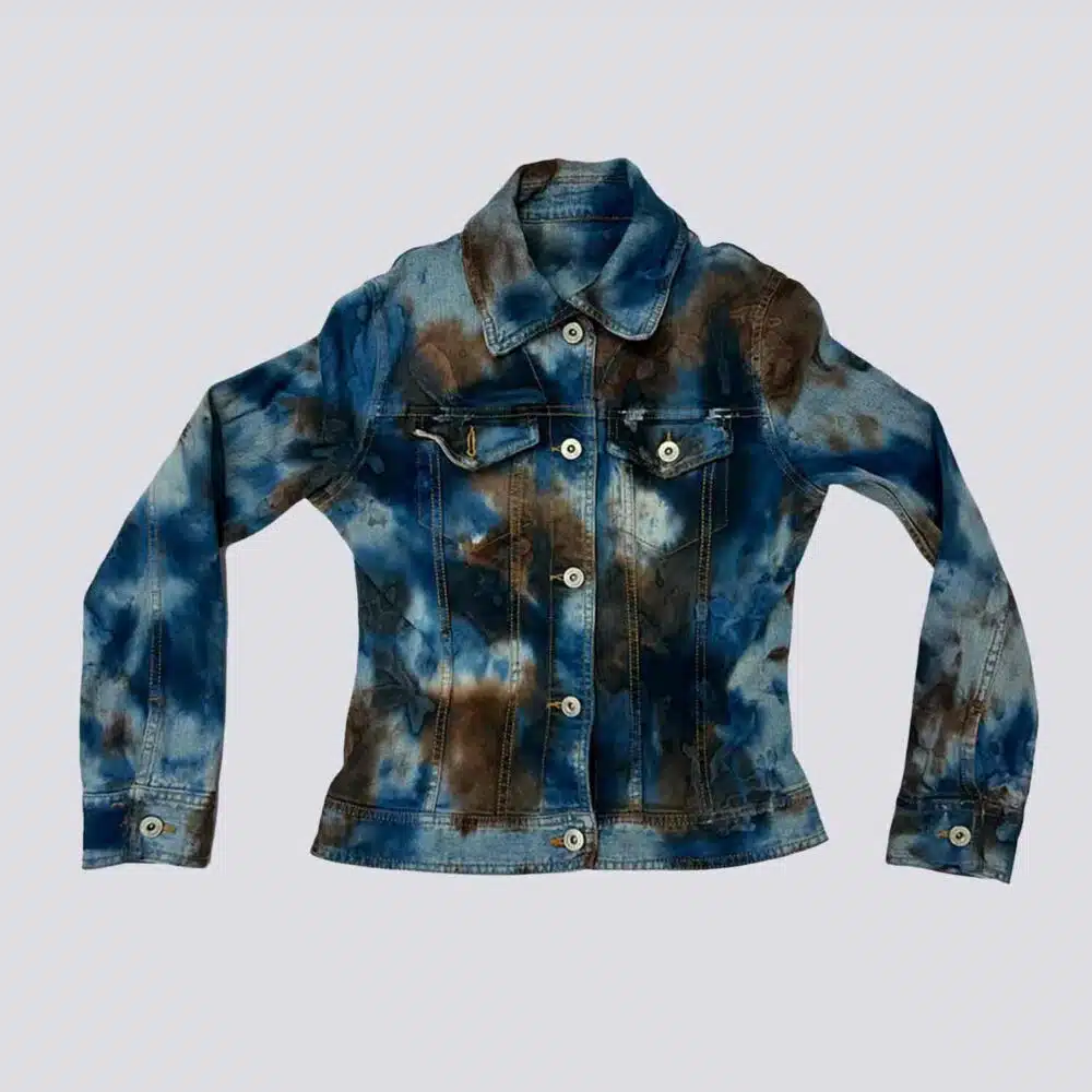 Denim Jacket Tie-Dye Small C