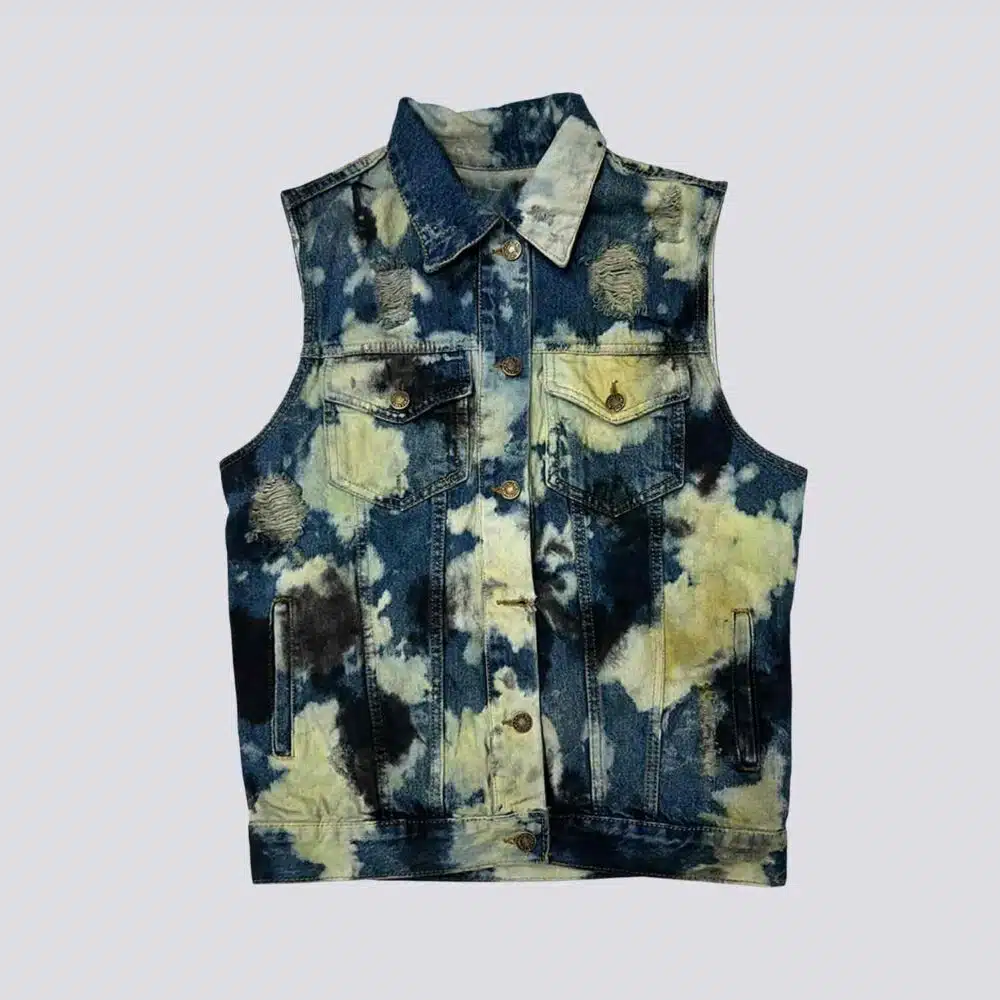 Denim Jacket Tie-Dye Small E