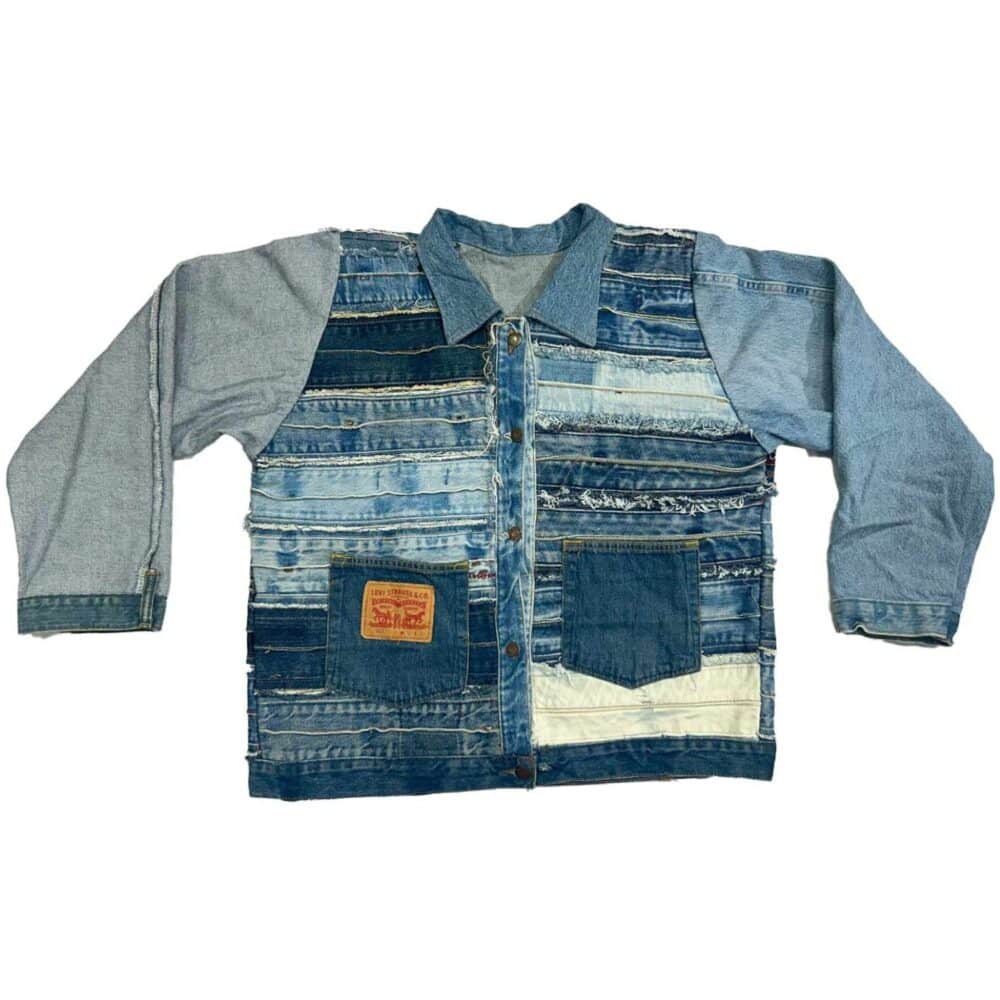 Shredded Couture Denim Jacket C