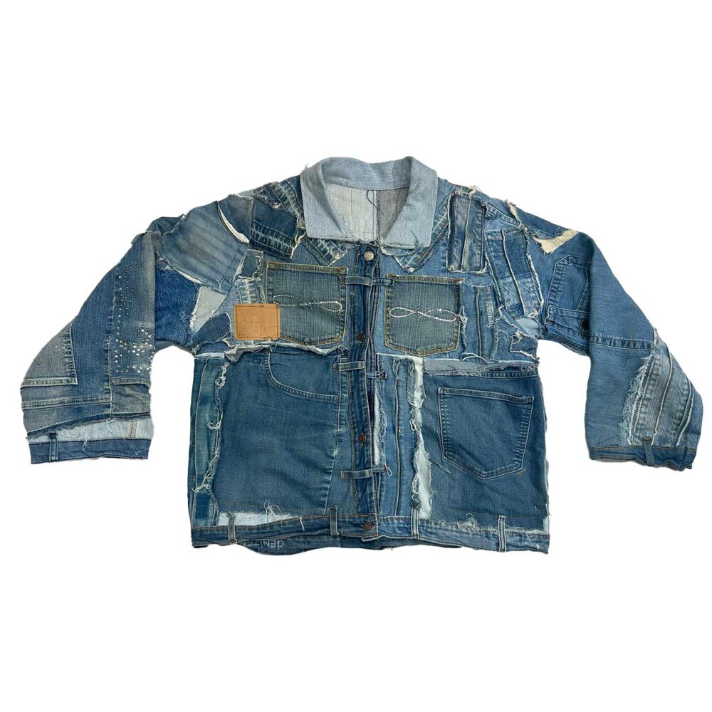 Shredded Couture Denim Jacket D