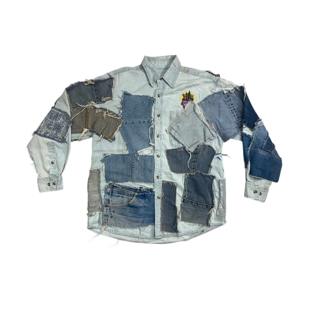 Shredded Couture Denim Jacket E