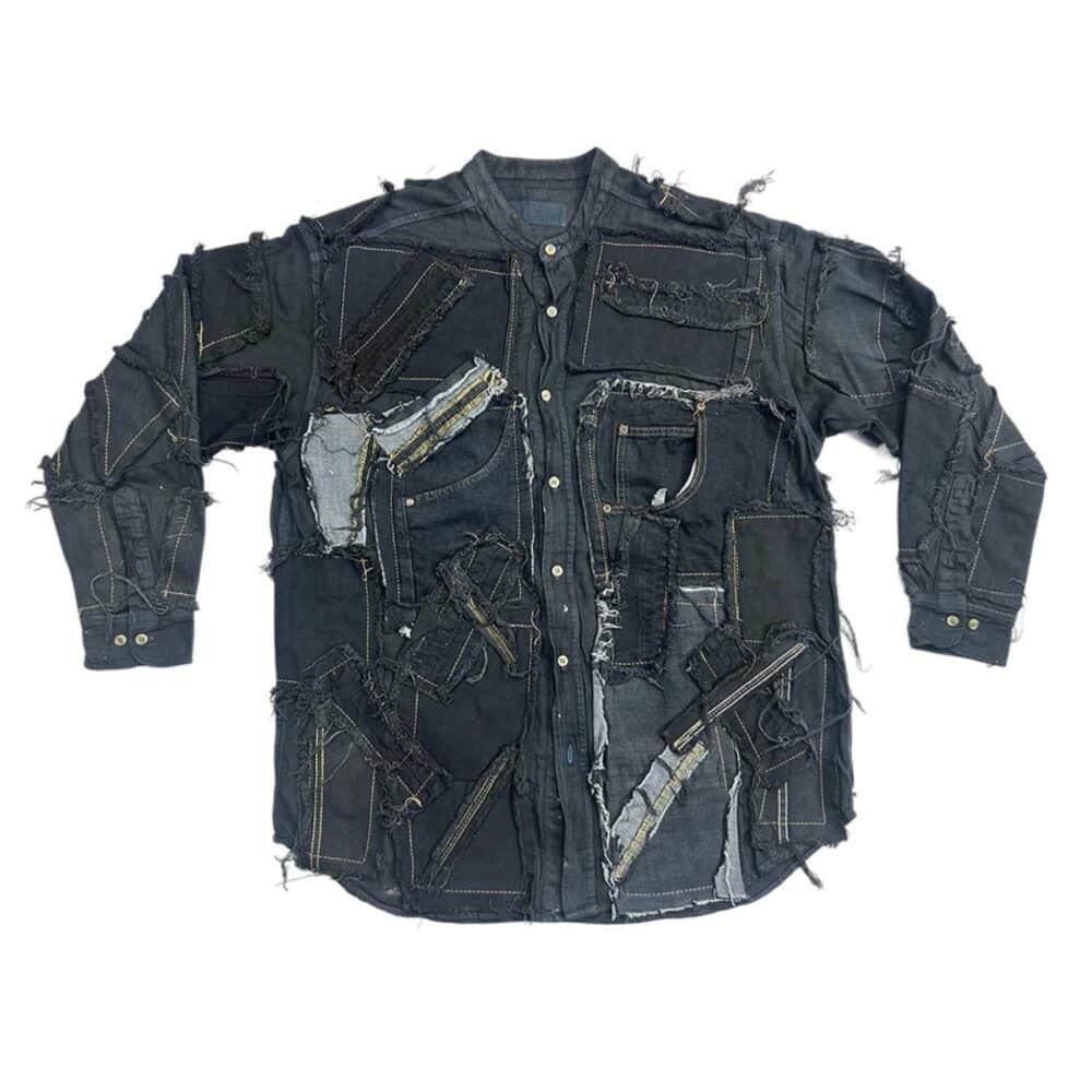 Shredded Couture Denim Jacket H