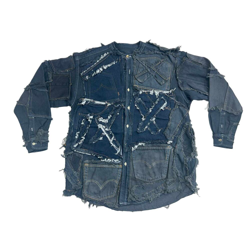 Shredded Couture Denim Jacket J