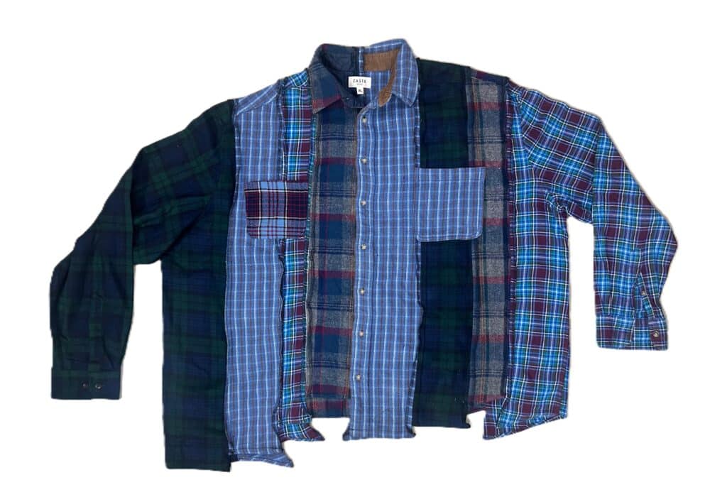 Deconstructed Flannel Shirt D