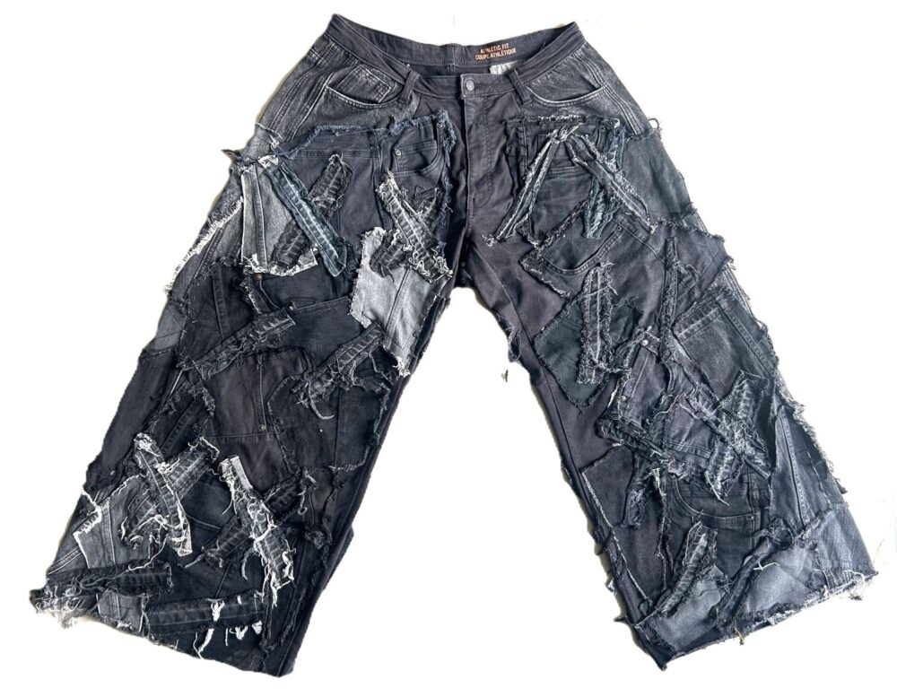 Shred Couture Black Wide Leg Jeans